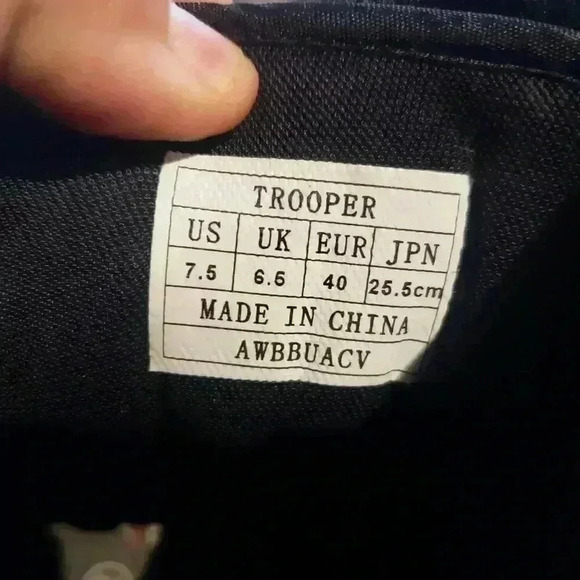 NORTIV 8 Men's Military Tactical Work Boots Side Zip Leather Combat Boots sz 7.5 - Picture 6 of 6